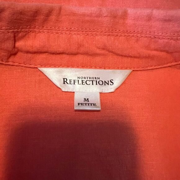 Northern reflections bright linen blend blazer. Size medium - Picture 3 of 8